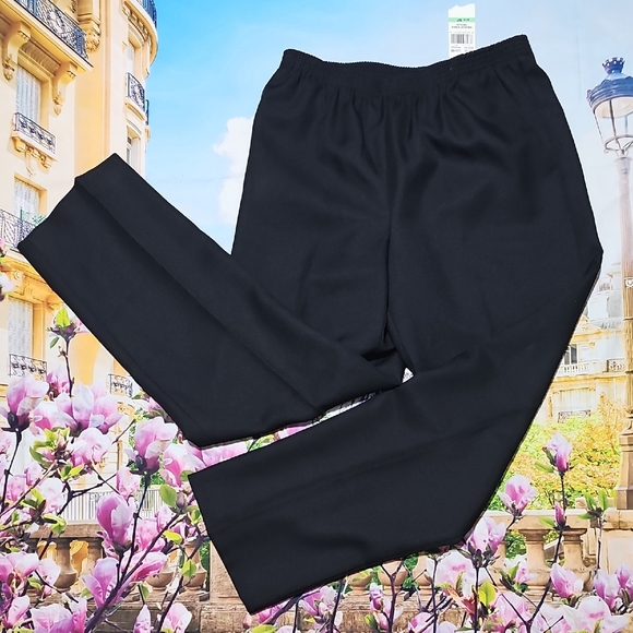 Alfred Dunner Black Pants Size 8P Petite NWT - Picture 1 of 4